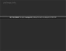 Tablet Screenshot of package.info